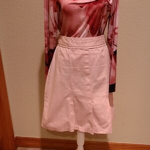 Dockers Light Pink A-Line Skirt Size 10